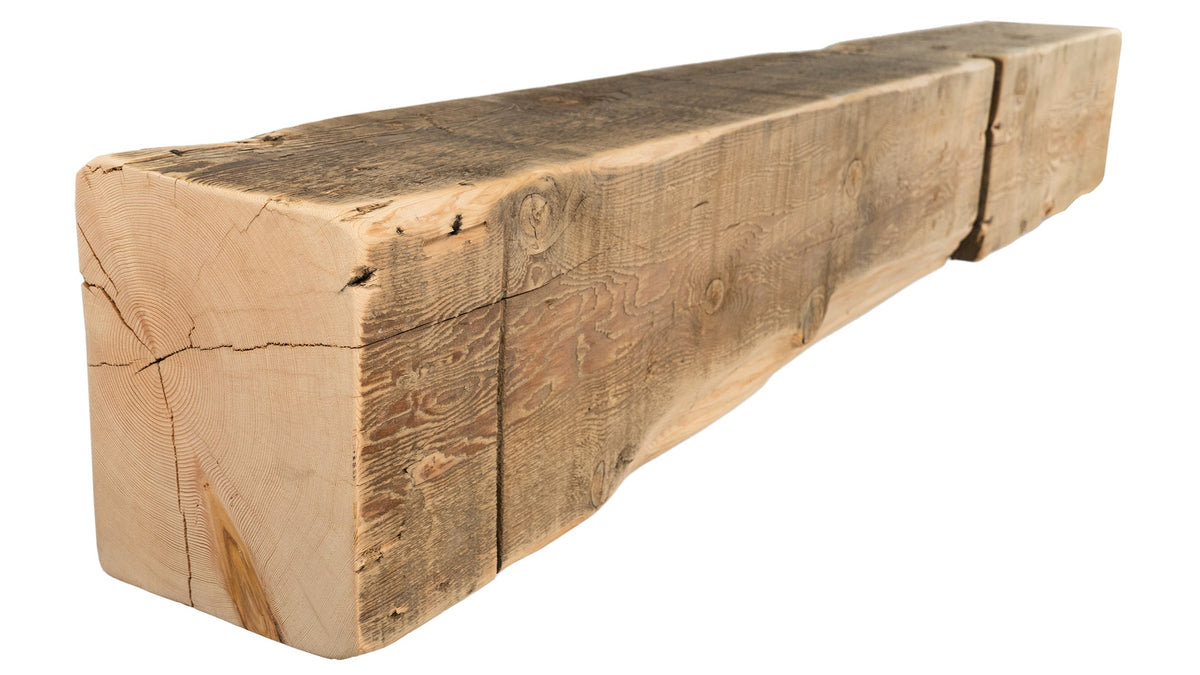 Reclaimed Wood Fireplace Mantel - Dakota Timber Co - Fireplace Mantels