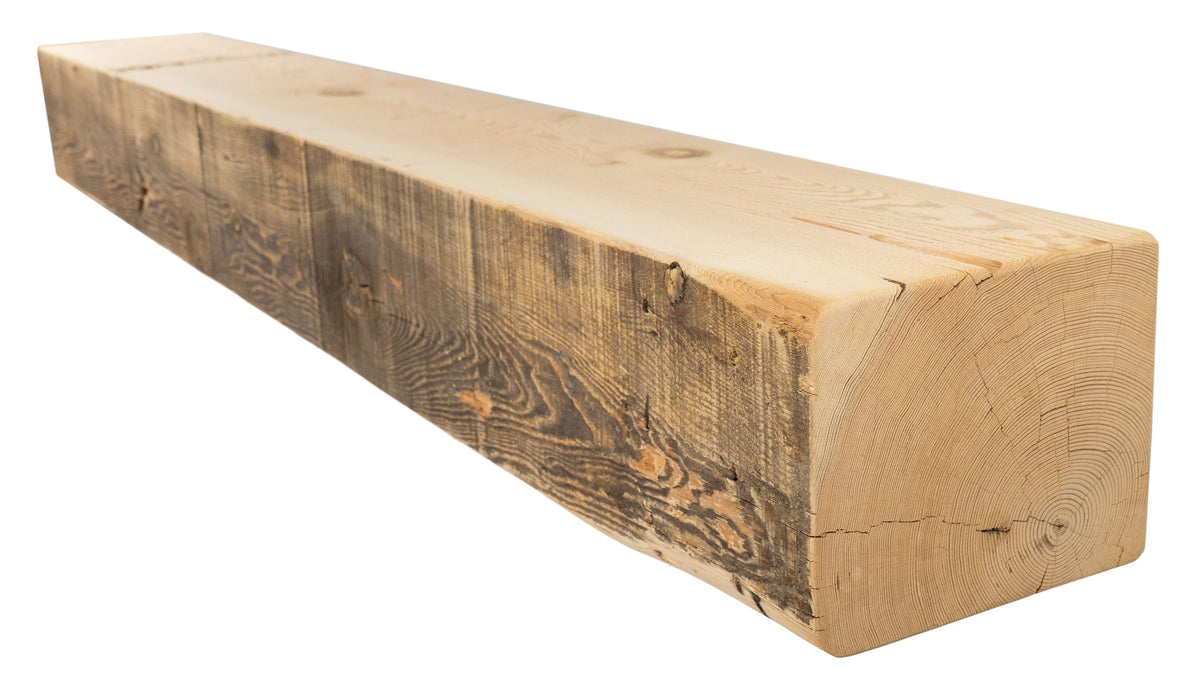 Reclaimed Wood Fireplace Mantel - Dakota Timber Co - Fireplace Mantels