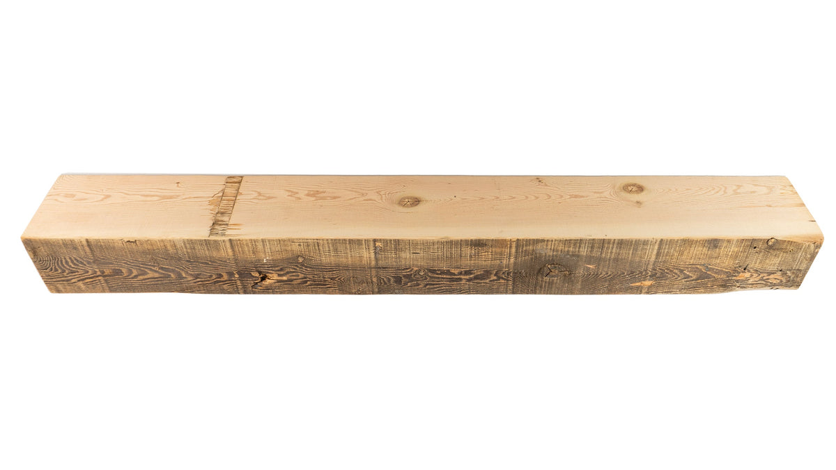 Reclaimed Wood Fireplace Mantel - Dakota Timber Co - Fireplace Mantels