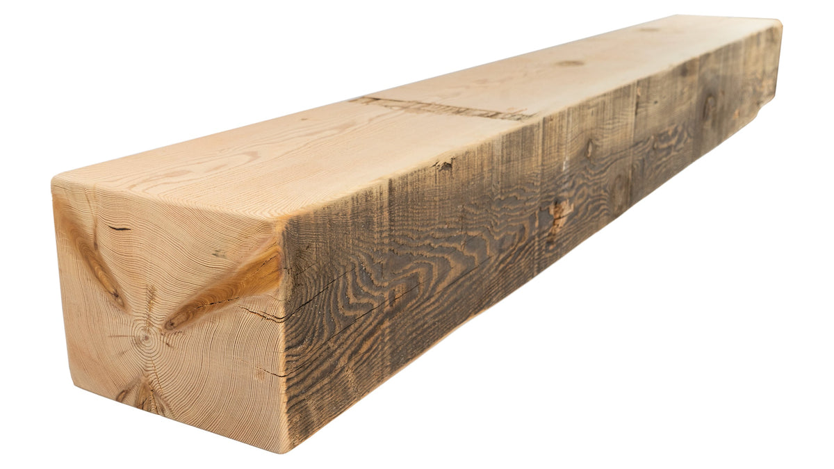 Reclaimed Wood Fireplace Mantel - Dakota Timber Co - Fireplace Mantels