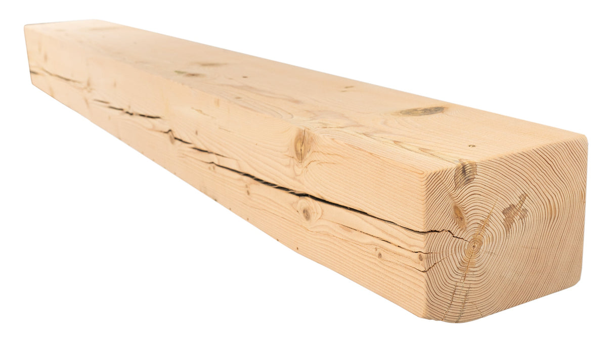 Reclaimed Wood Fireplace Mantel - Dakota Timber Co - Fireplace Mantels