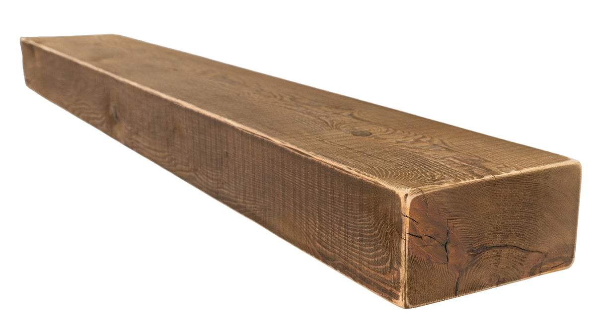 Reclaimed Wood Fireplace Mantel - Dakota Timber Co - Fireplace Mantels