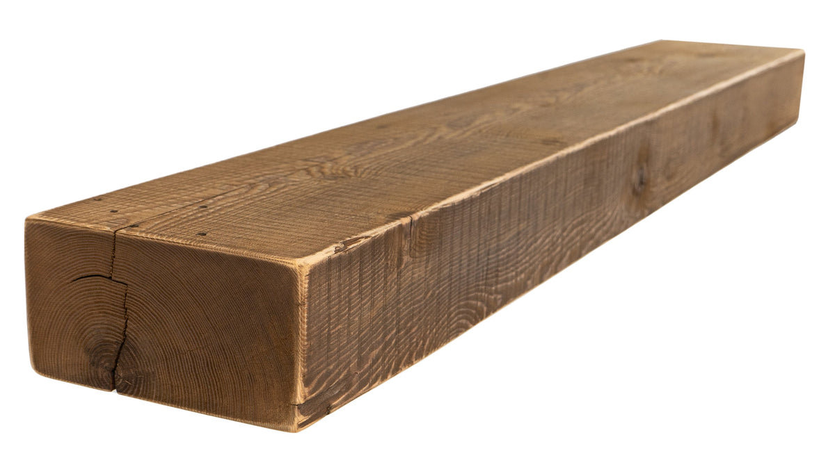 Reclaimed Wood Fireplace Mantel - Dakota Timber Co - Fireplace Mantels