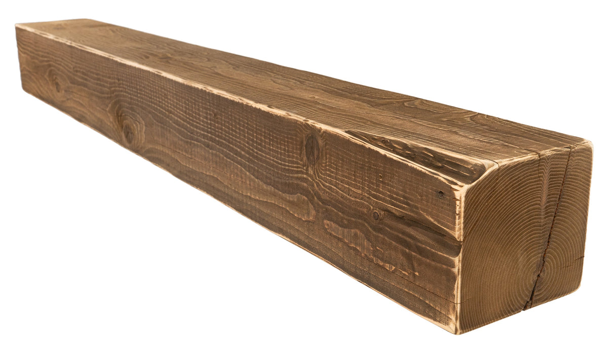 Reclaimed Wood Fireplace Mantel - Dakota Timber Co - Fireplace Mantels