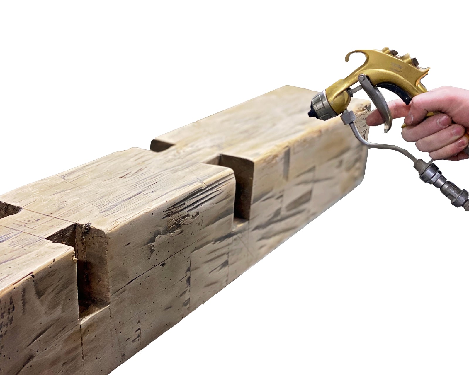 Clear Coat Add On Fireplace Mantel - Clear Coat Application Reclaimed Mantel Dakota Timber Co