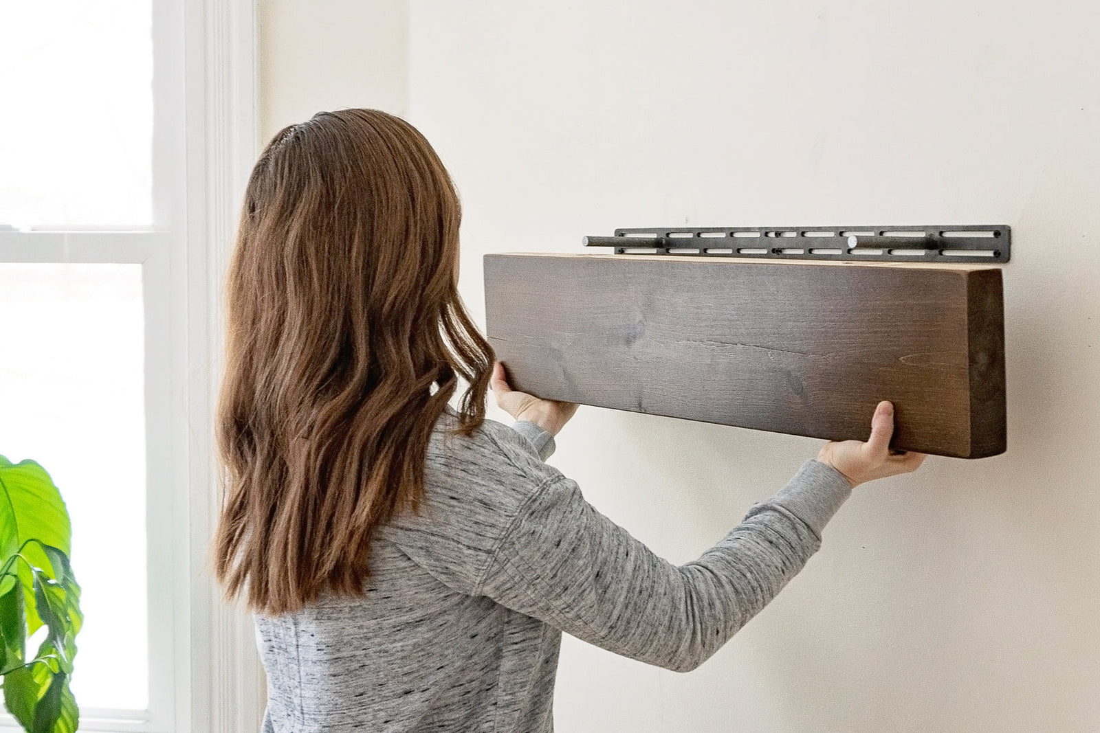 Floating Shelf Installation - Shelf Bracket Hardware - Dakota TImber Company - Floating Shelves Easy to Install